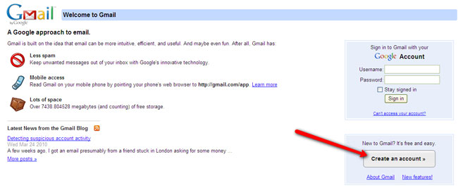 gmail sign up login. 2) Sign up for a Gmail account